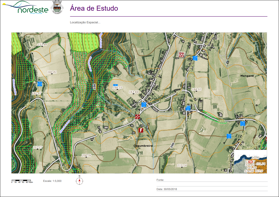 Imprimir o mapa atual