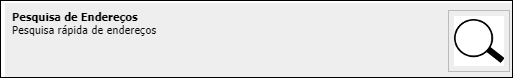 Pesquisa de endereços